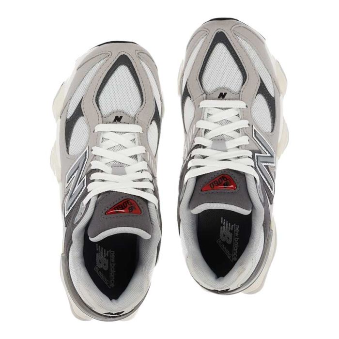New Balance 9060 Shoes Youth Raincloud/Dark Grey | Side Step