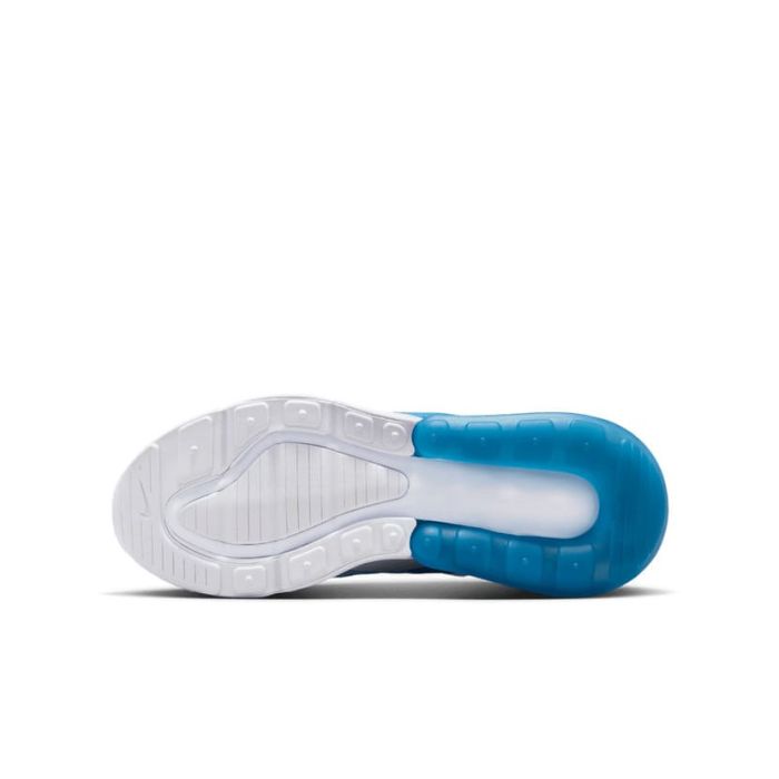 Nike Air Max 270 Shoes Youth Off White/Blue | Side Step