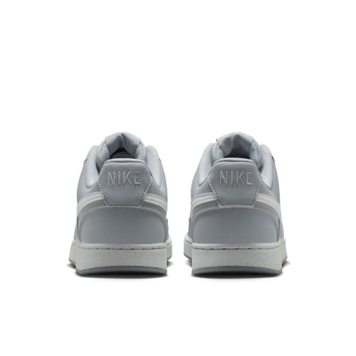 Nike Court Vision Low Premium Shoes Mens Wolf Grey/White | Side Step