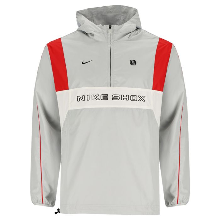 nike jacket white and grey