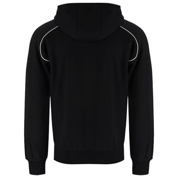 Nike Air Full-Zip Fleece Hoodie Mens Black/White | Side Step