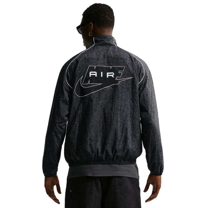 Nike Air Woven AOP Jacket Mens Navy | Side Step