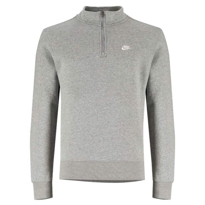 Nike Sportswear Club 1/2 Zip Fleece Top Mens Dark Grey