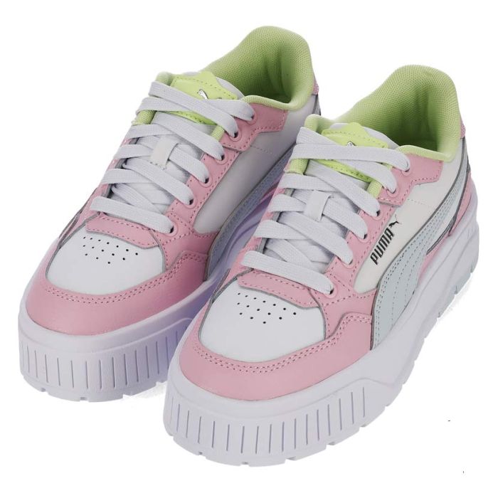 Puma Karmen II Idol Shoes Youth White/Silver/Pink | Side Step