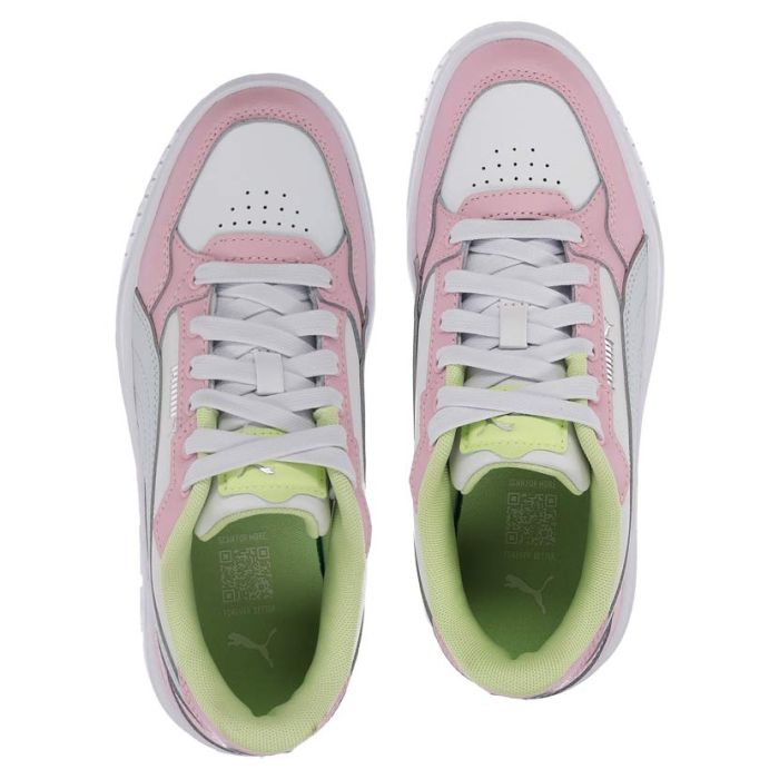 Puma Karmen II Idol Shoes Youth White/Silver/Pink | Side Step