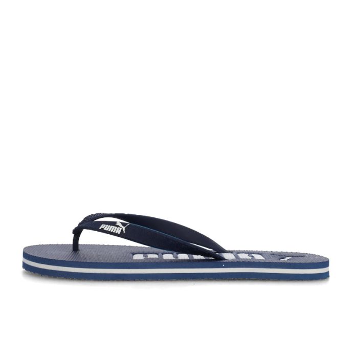 Puma Ess Flip Flops Mens Navy/White Side Step