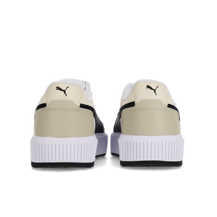 Puma Carina Mia Sneakers Womens White/Desert Dust | Side Step