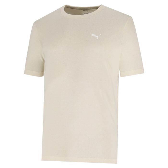 Puma Graphic Font T-Shirt Mens Alpine Snow | Side Step