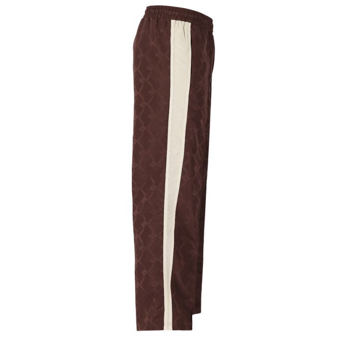 Puma T7 Jacquarded Woven Relaxed Trackpants Mens Brown | Side Step