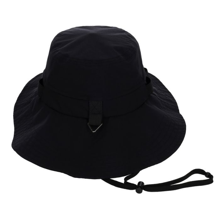 Playboy Extended Brim Bucket Hat Black | Side Step