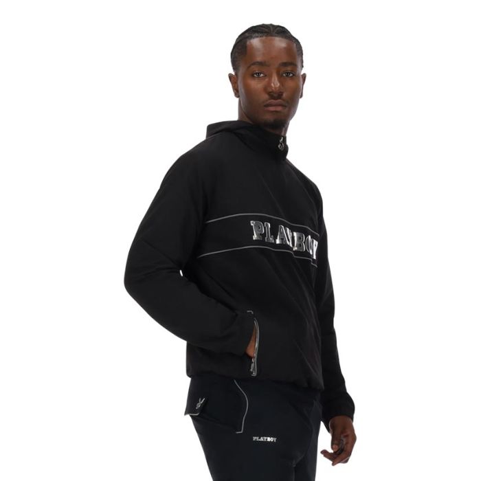 Playboy Metallic Midnight Jacket Mens Black