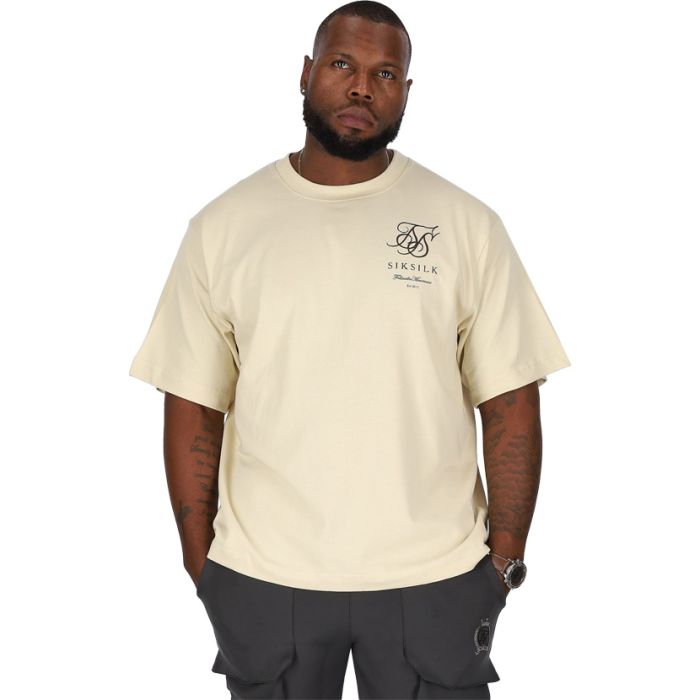 SIK120EC-SIKSILK-LOGO-TEE-ECRU-SS-28865-V1