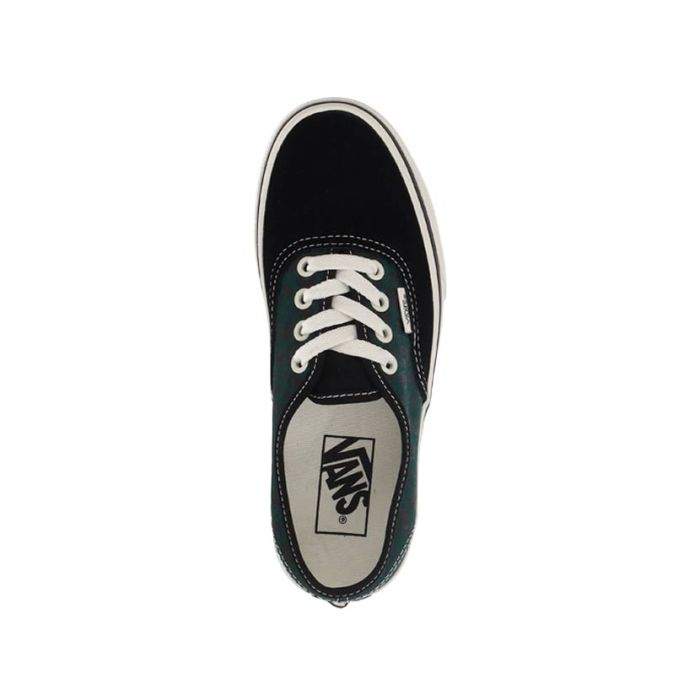 Vans Authentic Shoes Womens Black/Leopard | Side Step
