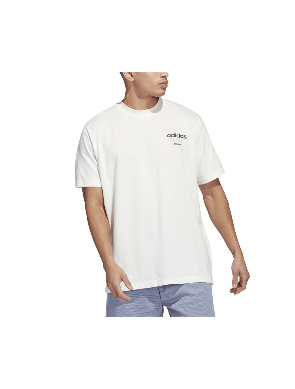 adidas Originals Basketball Streetball Graphic T-shirt Mens White