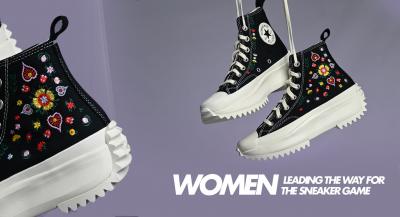 Woman Leading The Way For The Sneaker Game