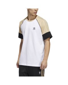 adidas Originals SST Short Sleeve T-shirt Mens White Beige