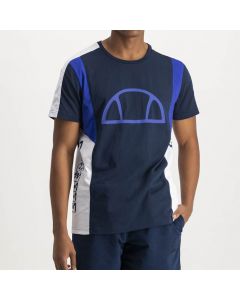 ellesse Motorsport T-shirt Mens Dress Blue Maze Blue White