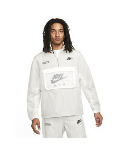 Nike Sportswear Air Woven Lined Jacket Mens Light Grey Black
