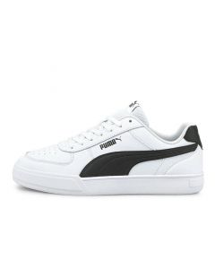 Shop Puma Caven Mens Sneaker White Black at Side Step Online