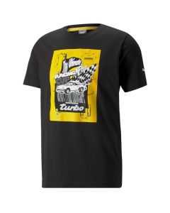 Puma Porsche Legacy Graphic T-shirt Mens Carbon Black