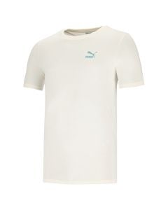 Puma Classic Summer Resort Graphic T-shirt Mens Pristine White