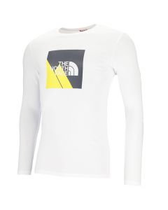 The North Face Triangle Box Long Sleeve Top Mens White