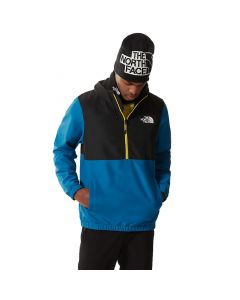 The North Face Mountain Athletics Wind Anorak Jacket Mens Blue Black