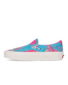 Shop Vans Classic Slip On 98 DX Sneaker Youth Marble Blue at Side Step Online