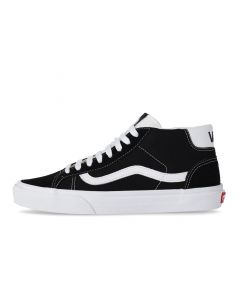 Shop Vans Mid Skool 37 Sneaker Mens Black True White at Side Step Online