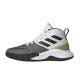 Shop adidas Performance OwnTheGame Mens Sneaker White Black Gold Metallic at Side Step Online