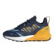 Shop adidas Originals ZX 2K Boost 2.0 Youth Sneaker Navy Gold at Side Step Online