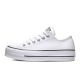 Shop Converse All Star Lift Leather OX Womens Sneaker White Black at Side Step Online