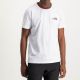 Shop ellesse Colour Rib Collar T-shirt Mens Bright White at Side Step Online