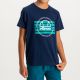 Shop ellese Heritage Logo T-shirt Youth Dress Blue at Side Step Online