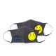 Shop ellesse Grinio 2 Pack Face Masks Dark Grey at Side Step Online