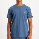 Shop ellesse Con Detail Shoulder T-shirt Mens China Blue at Side Step Online
