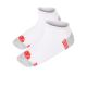 Shop ellesse Trainer Liner Logo Printed Socks Mens White Grey at Side Step Online