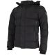 Shop Nikos Padded Jacket With Hood Mens Core Black at Side Step Online