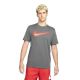 Shop Nike Sportswear Swoosh 12 Month T-shirt Mens Iron Grey at Side Step Online