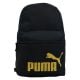 Shop Puma Phase Logo Backpack Black Gold at Side Step Online