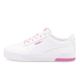 Shop Puma Carina Logomania Womens Sneaker White Mauve at Side Step Online