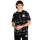 Shop Puma x Garfield All Over Printed T-shirt Mens Bold Black at Side Step Online