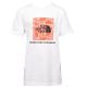 Shop The North Face Box T-shirt Youth White Red Orange at Side Step Online