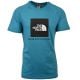 Shop The North Face Raglan Red Box T-shirt Mens Storm Blue at Side Step Online