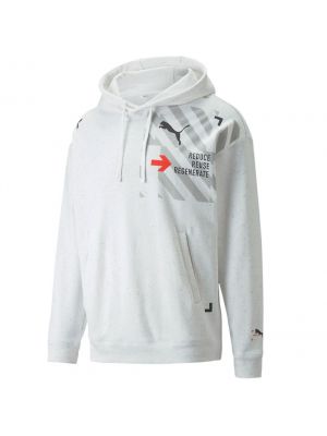Shop Puma RE:Collection Graphic Hoodie Pristine Heather at Side Step Online