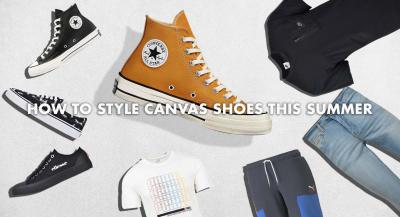 How to Style Canvas Shoes this Summer
