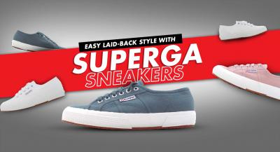 Easy Laid-Back Style with Superga Sneakers